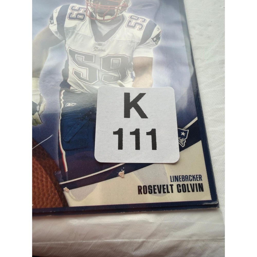 2007 Upper Deck New England Patriots Boston Globe Complete 3 Sheet Set Tom Brady - Picture 10 of 10